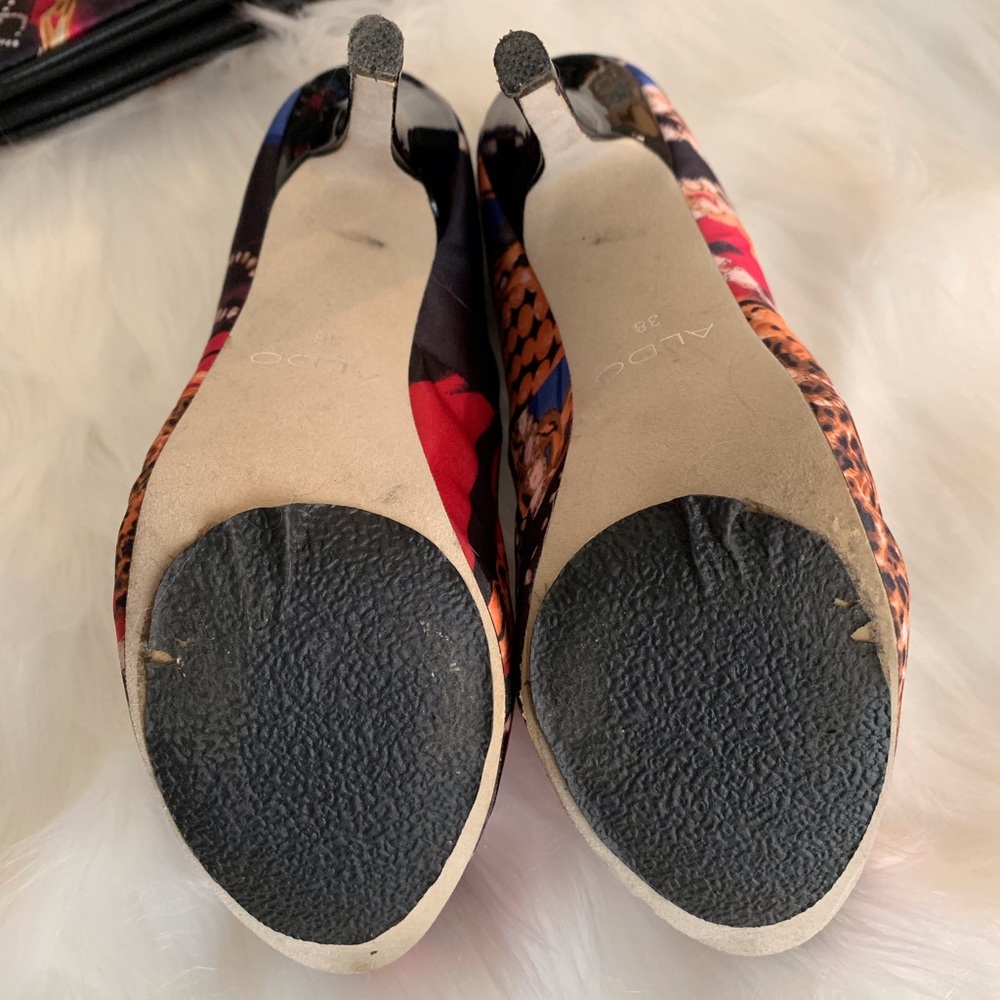 ALDO Kemler Heels with matching clutch Size 38 - Picture 6 of 8